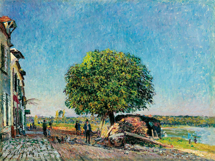  阿尔弗莱德·西斯莱 Alfred Sisley—— 圣芒美的栗子树